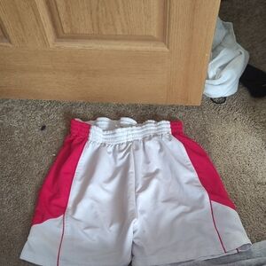 Lee Women's Athletic Shorts White and Pink